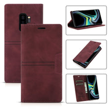 Load image into Gallery viewer, Dream Magnetic Suction Business Horizontal Flip PU Leather Case with Holder &amp; Card Slot &amp; Wallet, For Samsung Galaxy Note20 Ultra, For Samsung Galaxy S9+, For Samsung Galaxy S9, For Samsung Galaxy S10, For Samsung Galaxy S10+, For Samsung Galaxy S10e  ...