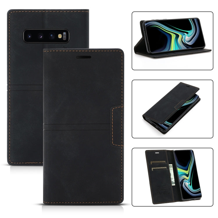 Dream Magnetic Suction Business Horizontal Flip PU Leather Case with Holder & Card Slot & Wallet, For Samsung Galaxy Note20 Ultra, For Samsung Galaxy S9+, For Samsung Galaxy S9, For Samsung Galaxy S10, For Samsung Galaxy S10+, For Samsung Galaxy S10e  ...