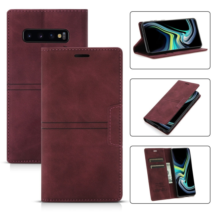 Dream Magnetic Suction Business Horizontal Flip PU Leather Case with Holder & Card Slot & Wallet, For Samsung Galaxy Note20 Ultra, For Samsung Galaxy S9+, For Samsung Galaxy S9, For Samsung Galaxy S10, For Samsung Galaxy S10+, For Samsung Galaxy S10e  ...