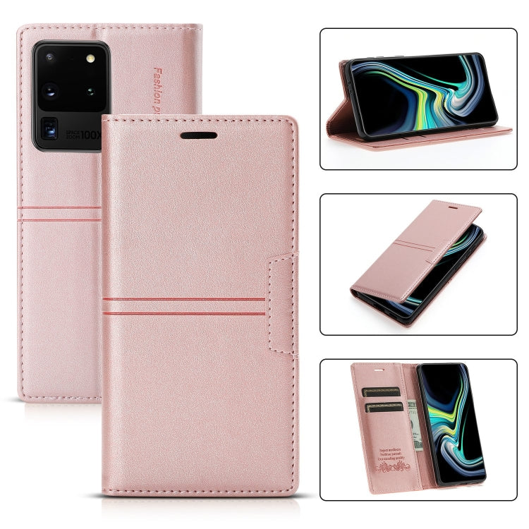 Dream Magnetic Suction Business Horizontal Flip PU Leather Case with Holder & Card Slot & Wallet, For Samsung Galaxy S20 FE, For Samsung Galaxy S20 Ultra, For Samsung Galaxy S21+ 5G, For Samsung Galaxy S21 5G, For Samsung Galaxy S21 FE 5G              ...