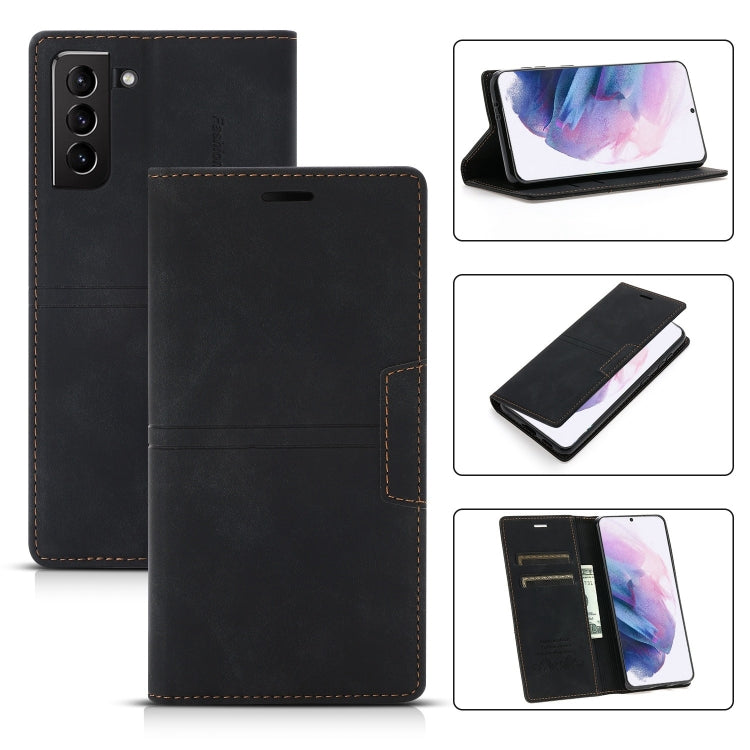 Dream Magnetic Suction Business Horizontal Flip PU Leather Case with Holder & Card Slot & Wallet, For Samsung Galaxy S20 FE, For Samsung Galaxy S20 Ultra, For Samsung Galaxy S21+ 5G, For Samsung Galaxy S21 5G, For Samsung Galaxy S21 FE 5G              ...