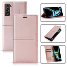 Load image into Gallery viewer, Dream Magnetic Suction Business Horizontal Flip PU Leather Case with Holder &amp; Card Slot &amp; Wallet, For Samsung Galaxy S20 FE, For Samsung Galaxy S20 Ultra, For Samsung Galaxy S21+ 5G, For Samsung Galaxy S21 5G, For Samsung Galaxy S21 FE 5G              ...