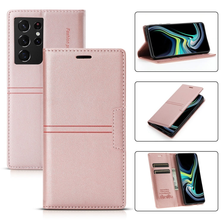 Dream Magnetic Suction Business Horizontal Flip PU Leather Case with Holder & Card Slot & Wallet, For Samsung Galaxy S20 FE, For Samsung Galaxy S20 Ultra, For Samsung Galaxy S21+ 5G, For Samsung Galaxy S21 5G, For Samsung Galaxy S21 FE 5G              ...