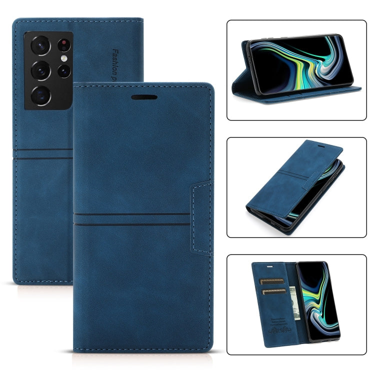Dream Magnetic Suction Business Horizontal Flip PU Leather Case with Holder & Card Slot & Wallet, For Samsung Galaxy S20 FE, For Samsung Galaxy S20 Ultra, For Samsung Galaxy S21+ 5G, For Samsung Galaxy S21 5G, For Samsung Galaxy S21 FE 5G              ...