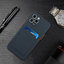Load image into Gallery viewer, Card Slot Design Shockproof TPU Protective Case, For iPhone 13 Pro Max, For iPhone 13 Pro, For iPhone 13, For iPhone 13 mini