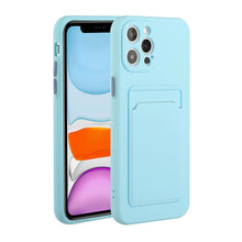 Load image into Gallery viewer, Card Slot Design Shockproof TPU Protective Case, For iPhone 13 Pro Max, For iPhone 13 Pro, For iPhone 13, For iPhone 13 mini