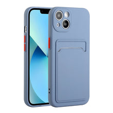Load image into Gallery viewer, Card Slot Design Shockproof TPU Protective Case, For iPhone 13 Pro Max, For iPhone 13 Pro, For iPhone 13, For iPhone 13 mini