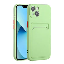 Load image into Gallery viewer, Card Slot Design Shockproof TPU Protective Case, For iPhone 13 Pro Max, For iPhone 13 Pro, For iPhone 13, For iPhone 13 mini
