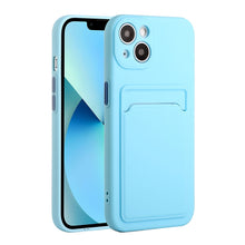 Load image into Gallery viewer, Card Slot Design Shockproof TPU Protective Case, For iPhone 13 Pro Max, For iPhone 13 Pro, For iPhone 13, For iPhone 13 mini