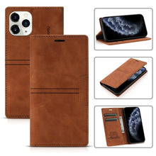 Load image into Gallery viewer, Dream Magnetic Suction Business Horizontal Flip PU Leather Case with Holder &amp; Card Slot &amp; Wallet, For iPhone 11 Pro, For iPhone 11 Pro Max, For iPhone X / XS, For iPhone XR, For iPhone XS Max, For iPhone SE 2022 / SE 2020 / 8 / 7                       ...
