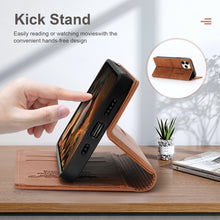 Load image into Gallery viewer, Dream Magnetic Suction Business Horizontal Flip PU Leather Case with Holder &amp; Card Slot &amp; Wallet, For iPhone 11 Pro, For iPhone 11 Pro Max, For iPhone X / XS, For iPhone XR, For iPhone XS Max, For iPhone SE 2022 / SE 2020 / 8 / 7                       ...