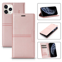 Load image into Gallery viewer, Dream Magnetic Suction Business Horizontal Flip PU Leather Case with Holder &amp; Card Slot &amp; Wallet, For iPhone 11 Pro, For iPhone 11 Pro Max, For iPhone X / XS, For iPhone XR, For iPhone XS Max, For iPhone SE 2022 / SE 2020 / 8 / 7                       ...