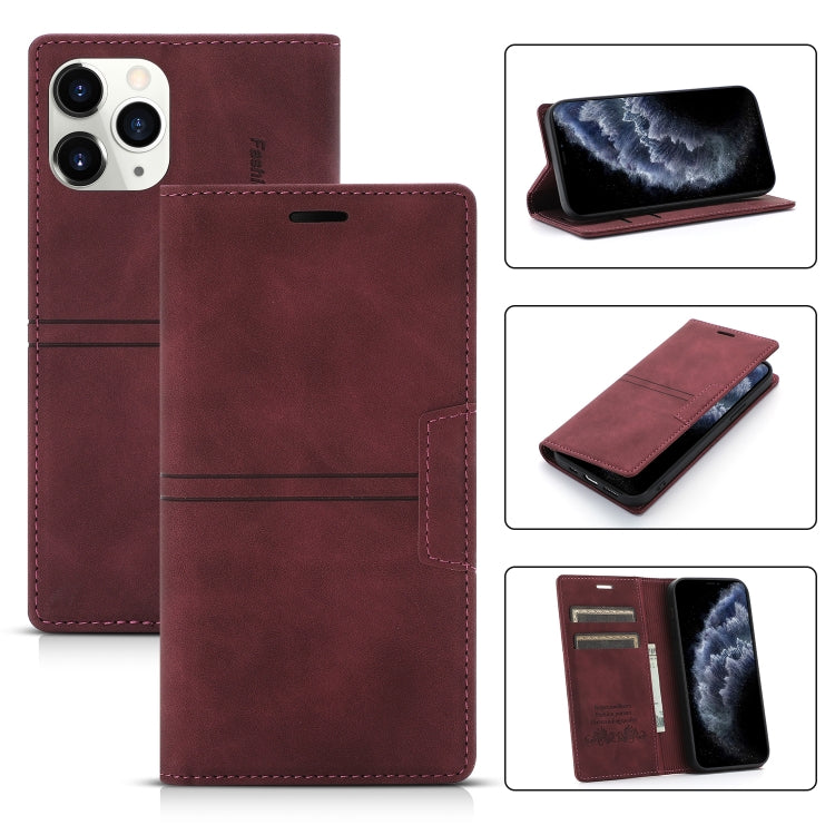 Dream Magnetic Suction Business Horizontal Flip PU Leather Case with Holder & Card Slot & Wallet, For iPhone 11 Pro, For iPhone 11 Pro Max, For iPhone X / XS, For iPhone XR, For iPhone XS Max, For iPhone SE 2022 / SE 2020 / 8 / 7                       ...