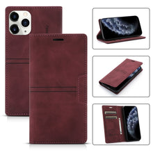 Load image into Gallery viewer, Dream Magnetic Suction Business Horizontal Flip PU Leather Case with Holder &amp; Card Slot &amp; Wallet, For iPhone 11 Pro, For iPhone 11 Pro Max, For iPhone X / XS, For iPhone XR, For iPhone XS Max, For iPhone SE 2022 / SE 2020 / 8 / 7                       ...