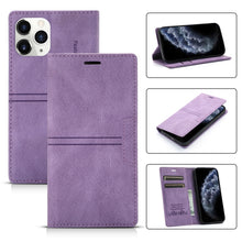 Load image into Gallery viewer, Dream Magnetic Suction Business Horizontal Flip PU Leather Case with Holder &amp; Card Slot &amp; Wallet, For iPhone 11 Pro, For iPhone 11 Pro Max, For iPhone X / XS, For iPhone XR, For iPhone XS Max, For iPhone SE 2022 / SE 2020 / 8 / 7                       ...