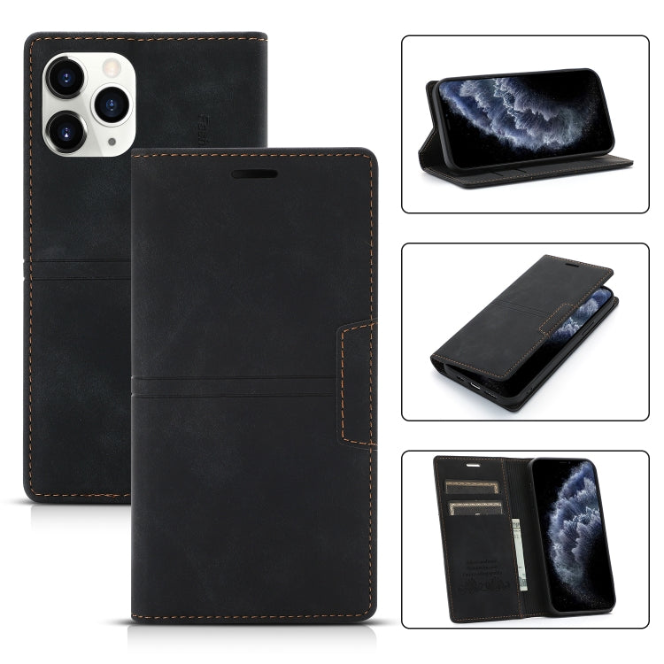 Dream Magnetic Suction Business Horizontal Flip PU Leather Case with Holder & Card Slot & Wallet, For iPhone 11 Pro, For iPhone 11 Pro Max, For iPhone X / XS, For iPhone XR, For iPhone XS Max, For iPhone SE 2022 / SE 2020 / 8 / 7                       ...