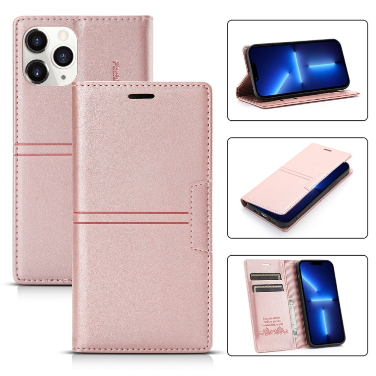 Dream Magnetic Suction Business Horizontal Flip PU Leather Case with Holder & Card Slot & Wallet, For iPhone 11 Pro, For iPhone 11 Pro Max, For iPhone X / XS, For iPhone XR, For iPhone XS Max, For iPhone SE 2022 / SE 2020 / 8 / 7                       ...
