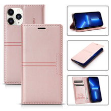 Load image into Gallery viewer, Dream Magnetic Suction Business Horizontal Flip PU Leather Case with Holder &amp; Card Slot &amp; Wallet, For iPhone 11 Pro, For iPhone 11 Pro Max, For iPhone X / XS, For iPhone XR, For iPhone XS Max, For iPhone SE 2022 / SE 2020 / 8 / 7                       ...