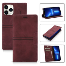 Load image into Gallery viewer, Dream Magnetic Suction Business Horizontal Flip PU Leather Case with Holder &amp; Card Slot &amp; Wallet, For iPhone 11 Pro, For iPhone 11 Pro Max, For iPhone X / XS, For iPhone XR, For iPhone XS Max, For iPhone SE 2022 / SE 2020 / 8 / 7                       ...