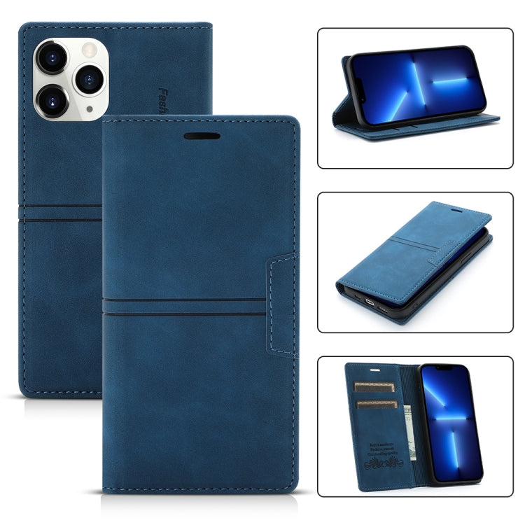 Dream Magnetic Suction Business Horizontal Flip PU Leather Case with Holder & Card Slot & Wallet, For iPhone 11 Pro, For iPhone 11 Pro Max, For iPhone X / XS, For iPhone XR, For iPhone XS Max, For iPhone SE 2022 / SE 2020 / 8 / 7                       ...