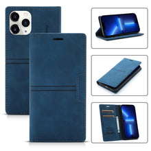 Load image into Gallery viewer, Dream Magnetic Suction Business Horizontal Flip PU Leather Case with Holder &amp; Card Slot &amp; Wallet, For iPhone 11 Pro, For iPhone 11 Pro Max, For iPhone X / XS, For iPhone XR, For iPhone XS Max, For iPhone SE 2022 / SE 2020 / 8 / 7                       ...