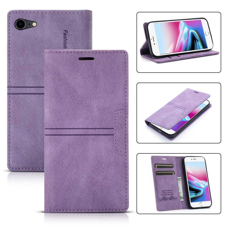 Dream Magnetic Suction Business Horizontal Flip PU Leather Case with Holder & Card Slot & Wallet, For iPhone 11 Pro, For iPhone 11 Pro Max, For iPhone X / XS, For iPhone XR, For iPhone XS Max, For iPhone SE 2022 / SE 2020 / 8 / 7                       ...
