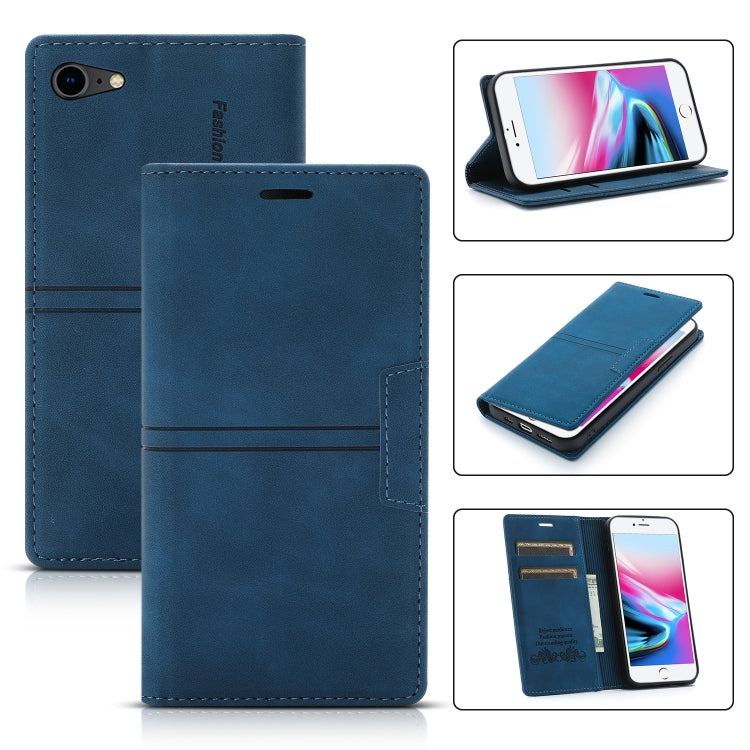 Dream Magnetic Suction Business Horizontal Flip PU Leather Case with Holder & Card Slot & Wallet, For iPhone 11 Pro, For iPhone 11 Pro Max, For iPhone X / XS, For iPhone XR, For iPhone XS Max, For iPhone SE 2022 / SE 2020 / 8 / 7                       ...