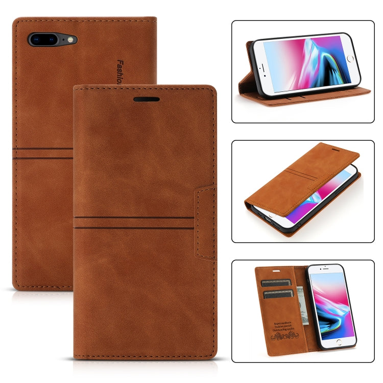 Dream Magnetic Suction Business Horizontal Flip PU Leather Case with Holder & Card Slot & Wallet, For iPhone 11 Pro, For iPhone 11 Pro Max, For iPhone X / XS, For iPhone XR, For iPhone XS Max, For iPhone SE 2022 / SE 2020 / 8 / 7                       ...