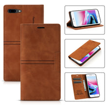Load image into Gallery viewer, Dream Magnetic Suction Business Horizontal Flip PU Leather Case with Holder &amp; Card Slot &amp; Wallet, For iPhone 11 Pro, For iPhone 11 Pro Max, For iPhone X / XS, For iPhone XR, For iPhone XS Max, For iPhone SE 2022 / SE 2020 / 8 / 7                       ...