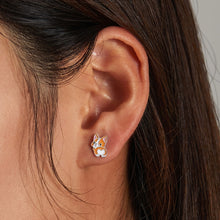 Load image into Gallery viewer, S925 Sterling Silver Cute Corgi Ear Studs Women Earrings, Cute Corgi