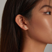 Load image into Gallery viewer, S925 Sterling Silver Cute Corgi Ear Studs Women Earrings, Cute Corgi