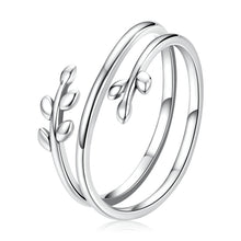 Load image into Gallery viewer, S925 Sterling Silver Multi-loop Wicker Women Open Ring, Wicker
