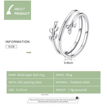 Load image into Gallery viewer, S925 Sterling Silver Multi-loop Wicker Women Open Ring, Wicker