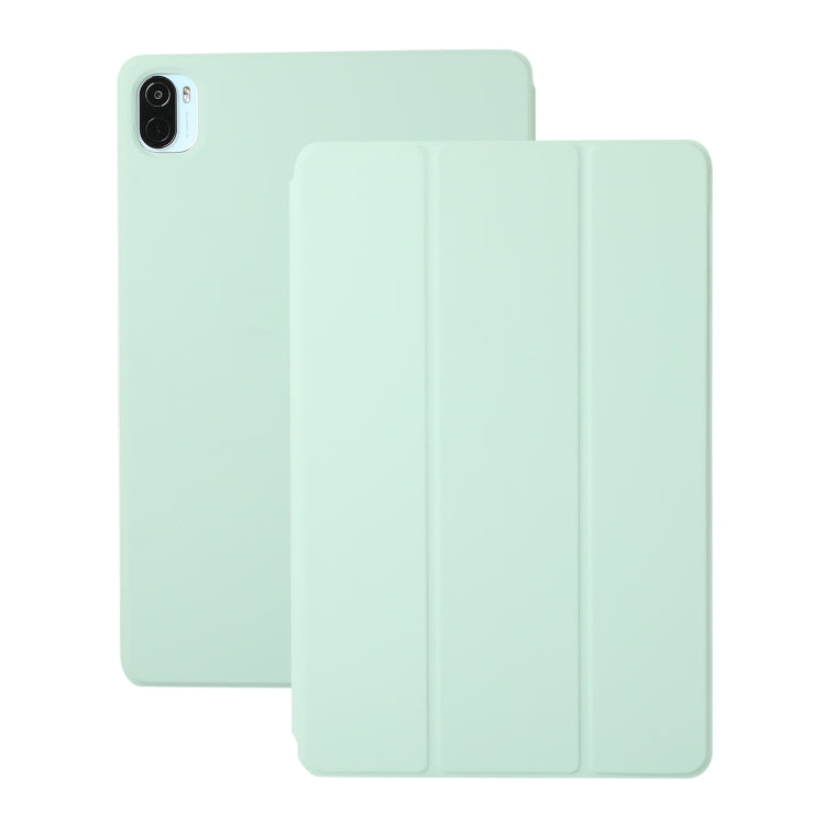 Solid Color Magnetic Horizontal Flip Leather Case with Holder, For Xiaomi Pad 5 / Pad 5 Pro