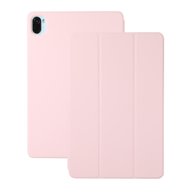 Solid Color Magnetic Horizontal Flip Leather Case with Holder, For Xiaomi Pad 5 / Pad 5 Pro