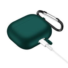 Load image into Gallery viewer, Solid Color Silicone Earphone Protective Case for AirPods 3, with Hook