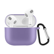 Load image into Gallery viewer, Solid Color Silicone Earphone Protective Case for AirPods 3, with Hook