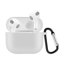 Load image into Gallery viewer, Solid Color Silicone Earphone Protective Case for AirPods 3, with Hook