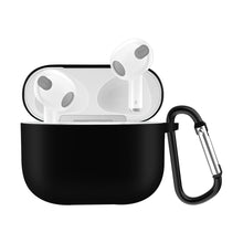 Load image into Gallery viewer, Solid Color Silicone Earphone Protective Case for AirPods 3, with Hook