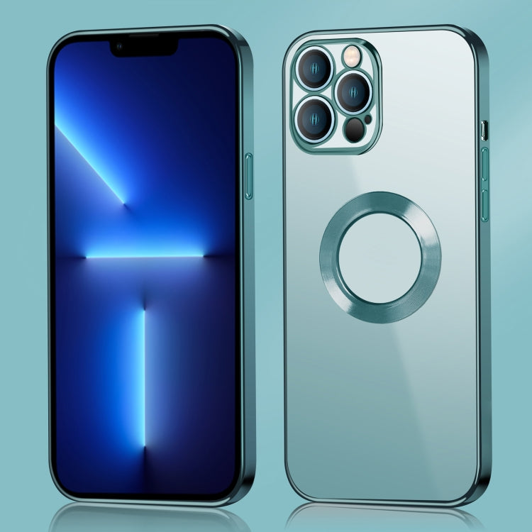 9D Electroplated Edge Metal Ring Clear PC + TPU Shockproof Case, For iPhone 13, For iPhone 13 Pro, For iPhone 13 Pro Max, For iPhone 12, For iPhone 12 Pro, For iPhone 12 Pro Max, For iPhone 11, For iPhone 11 Pro Max