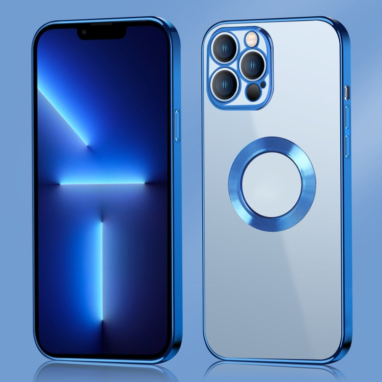 9D Electroplated Edge Metal Ring Clear PC + TPU Shockproof Case, For iPhone 13, For iPhone 13 Pro, For iPhone 13 Pro Max, For iPhone 12, For iPhone 12 Pro, For iPhone 12 Pro Max, For iPhone 11, For iPhone 11 Pro Max