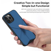 Load image into Gallery viewer, ROCK Element Plus TPU + PC Shockproof Protective Case with Folding Holder, For iPhone 13 Pro Max