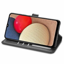 Load image into Gallery viewer, Solid Color Leather Buckle Phone Case with Lanyard &amp; Photo Frame &amp; Card Slot &amp; Wallet &amp; Stand Function, For Samsung Galaxy A03s 166mm