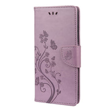 Load image into Gallery viewer, Butterfly Flower Pattern Horizontal Flip Leather Case with Holder &amp; Card Slots &amp; Wallet, For Samsung Galaxy A03s 166mm