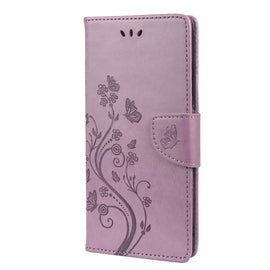 Butterfly Flower Pattern Horizontal Flip Leather Case with Holder & Card Slots & Wallet, For Samsung Galaxy A03s 166mm