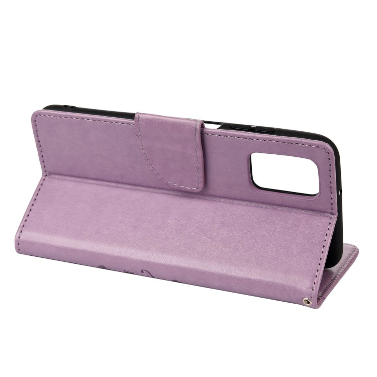 Butterfly Flower Pattern Horizontal Flip Leather Case with Holder & Card Slots & Wallet, For Samsung Galaxy A03s 166mm