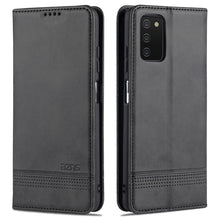 Load image into Gallery viewer, AZNS Magnetic Calf Texture Horizontal Flip Leather Case with Card Slots &amp; Holder &amp; Wallet, For Samsung Galaxy A03s 166mm