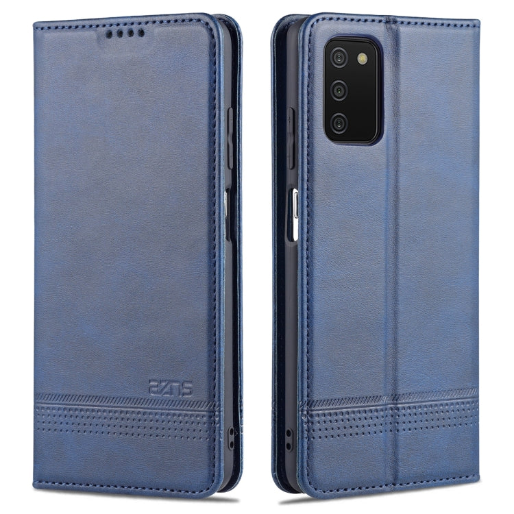 AZNS Magnetic Calf Texture Horizontal Flip Leather Case with Card Slots & Holder & Wallet, For Samsung Galaxy A03s 166mm