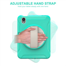 Load image into Gallery viewer, 360 Degree Rotation PC + TPU Protective Case with Holder &amp; Hand-strap, For iPad mini 6 / mini 2024