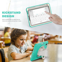 Load image into Gallery viewer, 360 Degree Rotation PC + TPU Protective Case with Holder &amp; Hand-strap, For iPad mini 6 / mini 2024